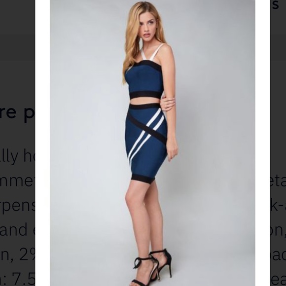 SALE!!! NWT Bebe SET ⭐️ Crop Top and Matching Skirt XX-SEXY! - Picture 4 of 8